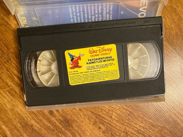 Patoaventuras VHS Aladino y los 1001 Patos