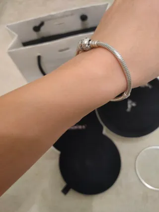 PANDORA - Lote 2 Pulseras con Charms