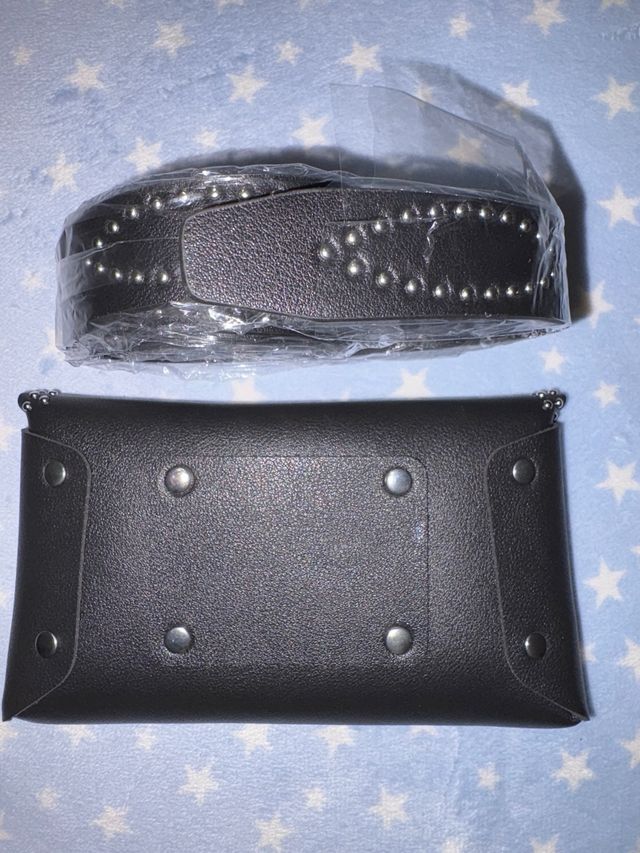 Borsa a tracolla retrò donna con borchie