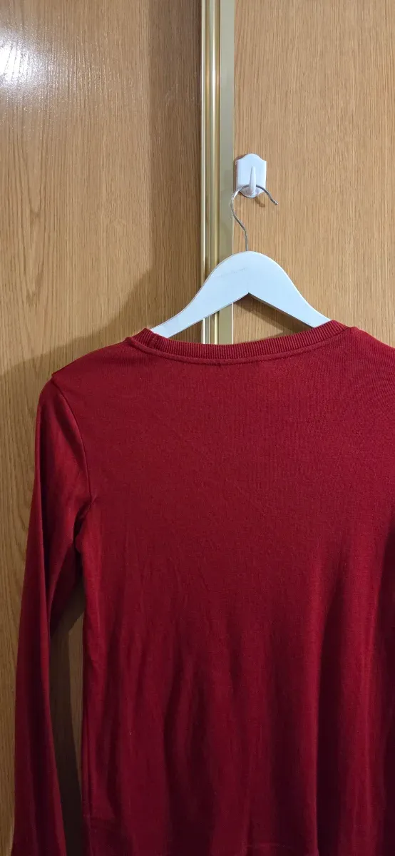 Blusa Massimo Dutti Roja Talla S
