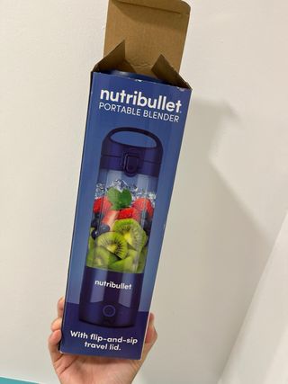 Batidora Portátil Nutribullet Azul muy poco uso.