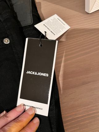 Pantalón chico JACK & JONES negro Talla M
