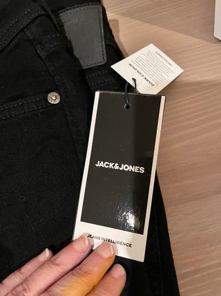 Pantalón chico JACK & JONES negro Talla M
