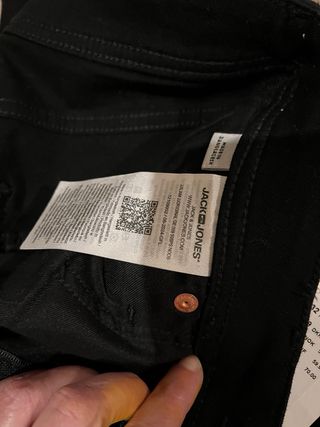 Pantalón chico JACK & JONES negro Talla M