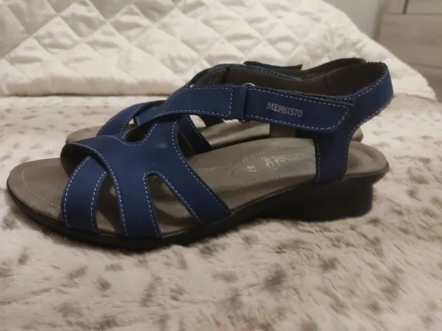 Sandalias Mephisto Azul Talla 37