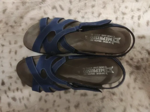 Sandalias Mephisto Azul Talla 37