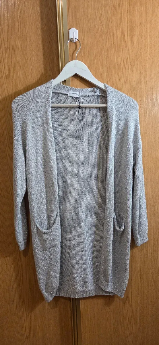 Renatta & Go Cárdigan Plateado Talla S