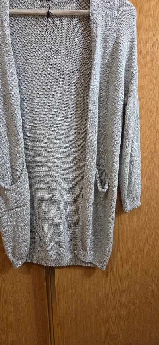 Renatta & Go Cárdigan Plateado Talla S