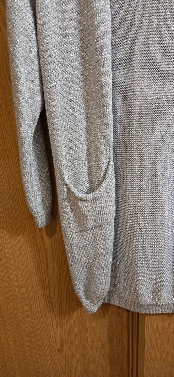 Renatta & Go Cárdigan Plateado Talla S