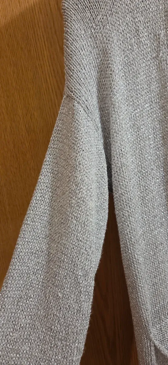 Renatta & Go Cárdigan Plateado Talla S