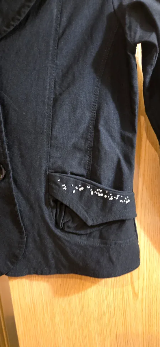 Chaqueta negra talla XS