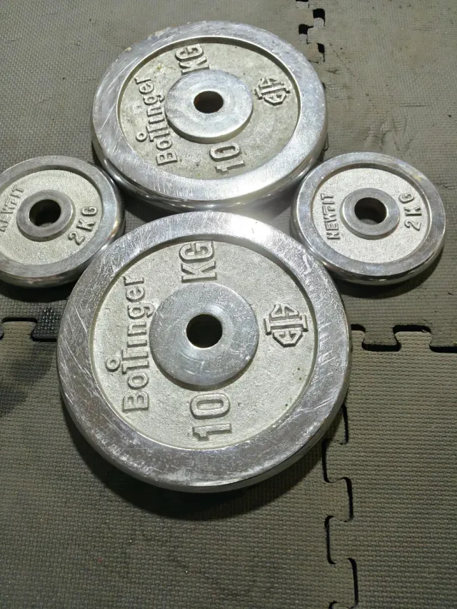 DISCOS PESAS 30 MM CROMADOS