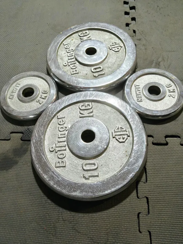 DISCOS PESAS 30 MM CROMADOS