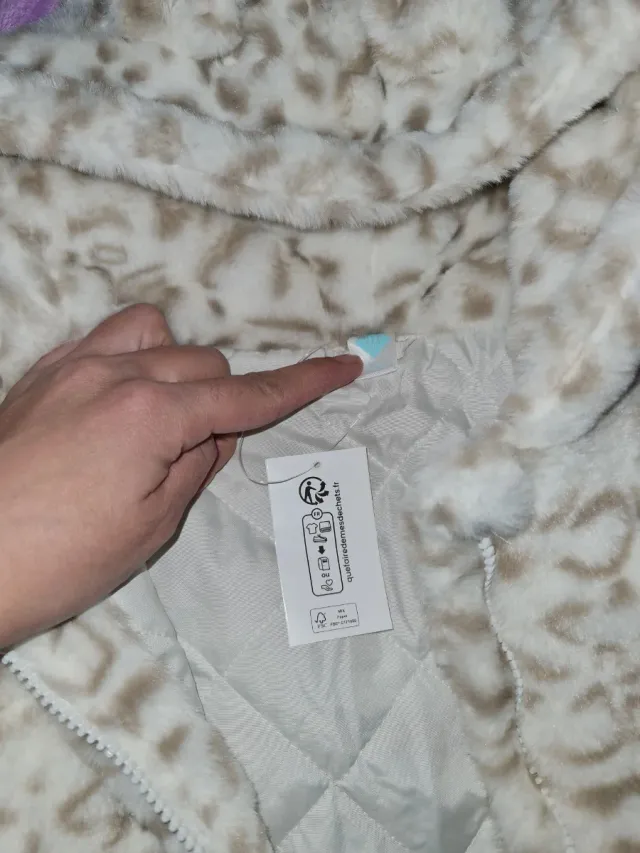 Chaqueta bebé leopardo 23 meses