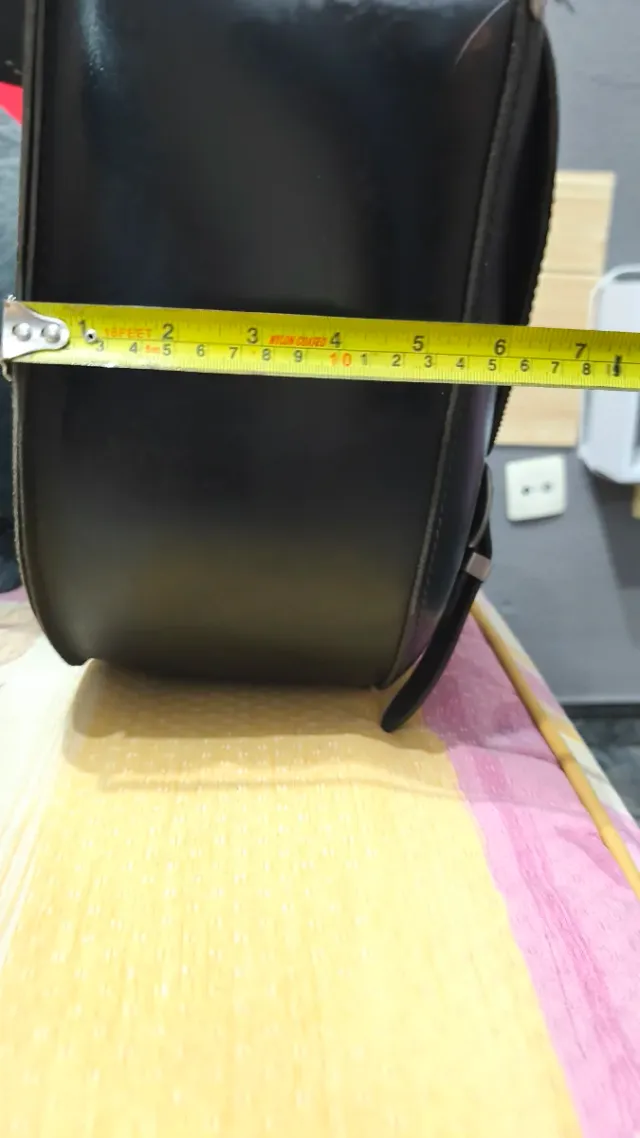 Alforjas de cuero con acoples