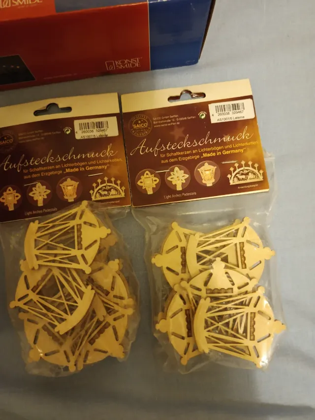 Lote de adornos navideños