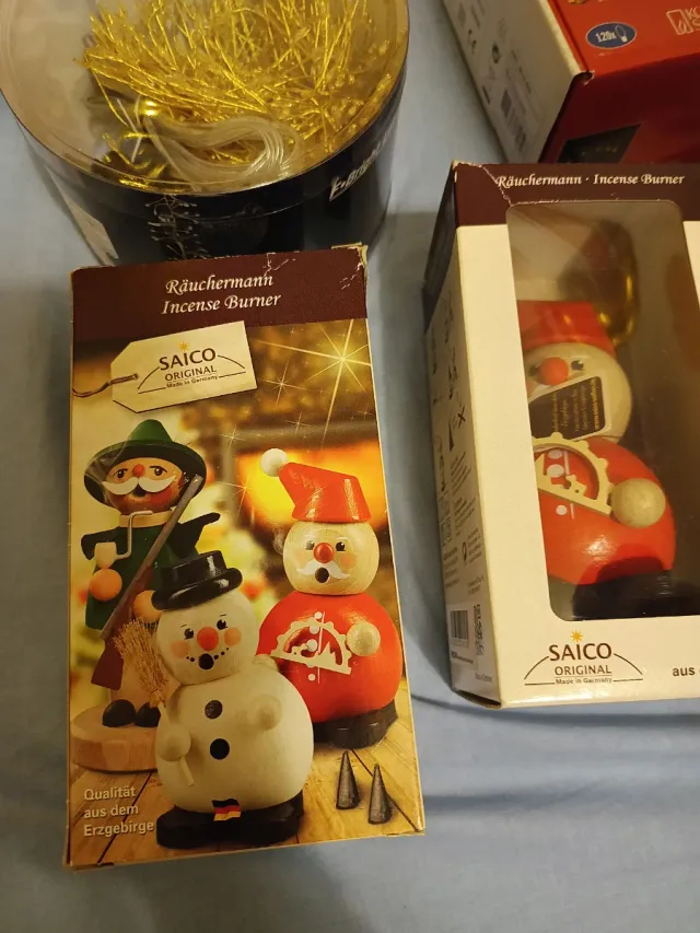 Lote de adornos navideños