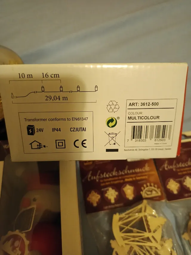 Lote de adornos navideños