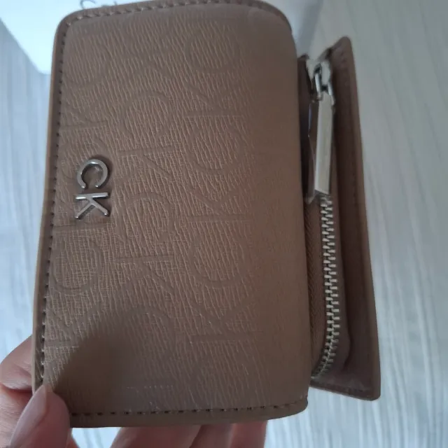 Monedero Calvin Klein Beige