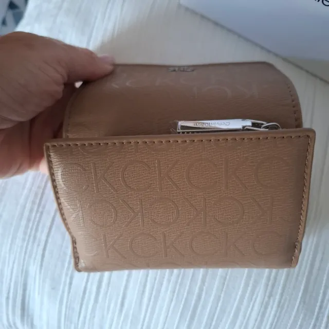 Monedero Calvin Klein Beige