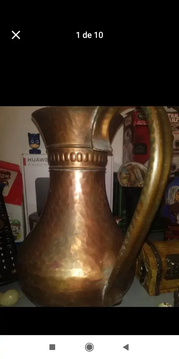 Jarra de cobre antigua