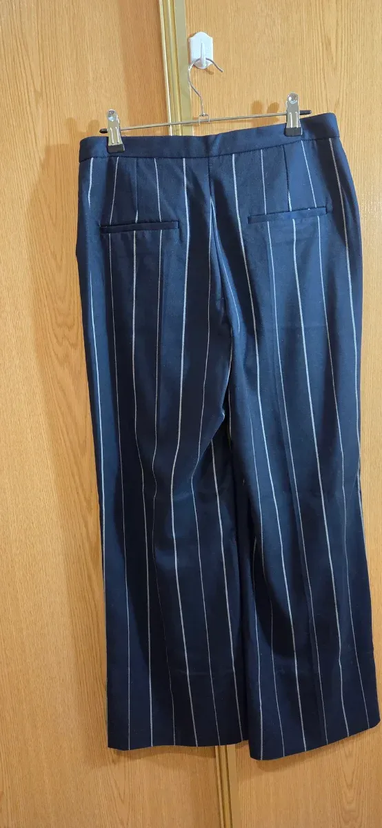 Pantalón Mango Raya Vertical Talla 38