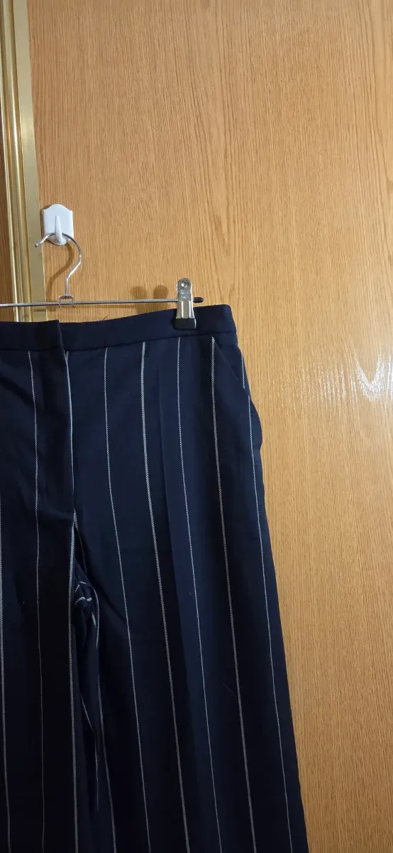 Pantalón Mango Raya Vertical Talla 38