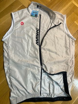 Chaleco Cortavientos Ciclismo.NUEVO.Talla S