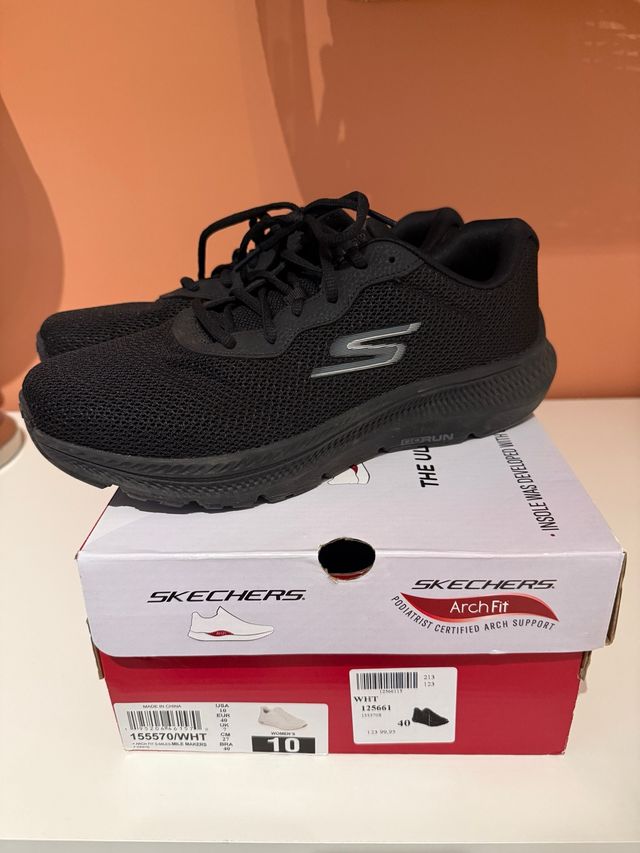 Zapatillas Skechers Arch Fit Negras Talla 40
