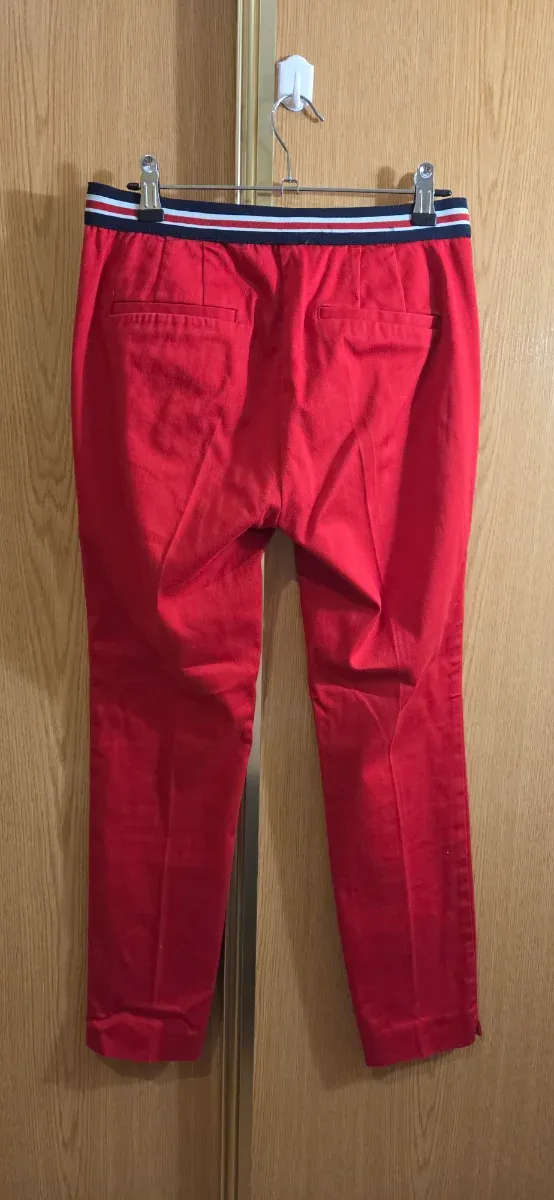 Pantalones Zara Talla S Rojos