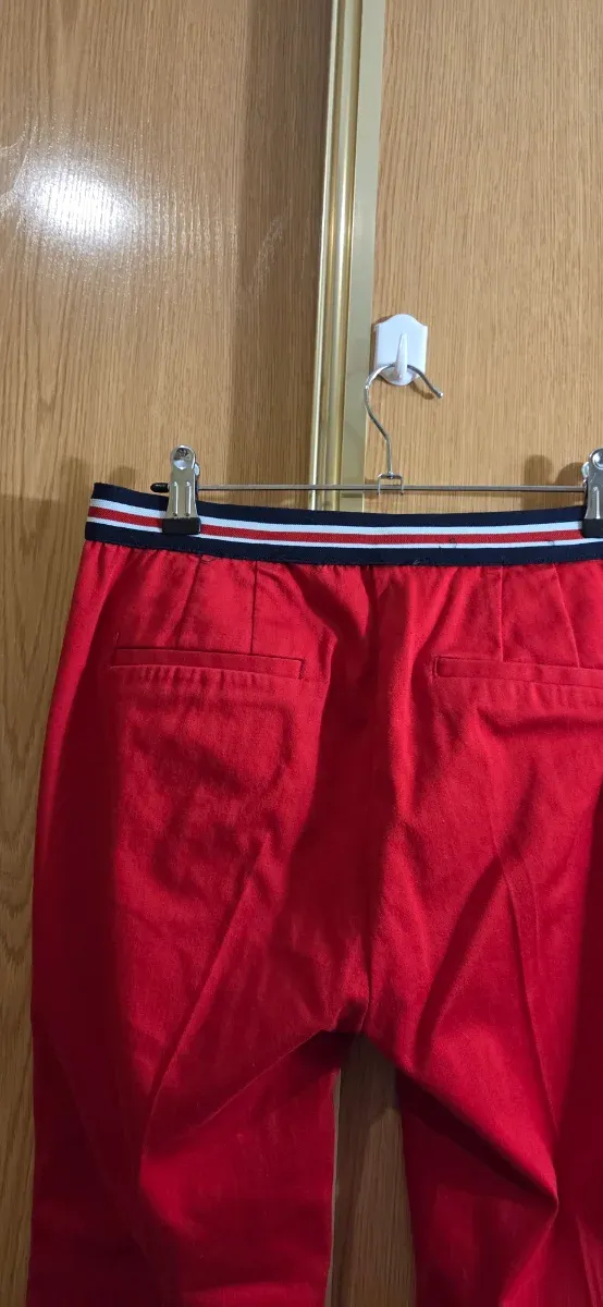 Pantalones Zara Talla S Rojos