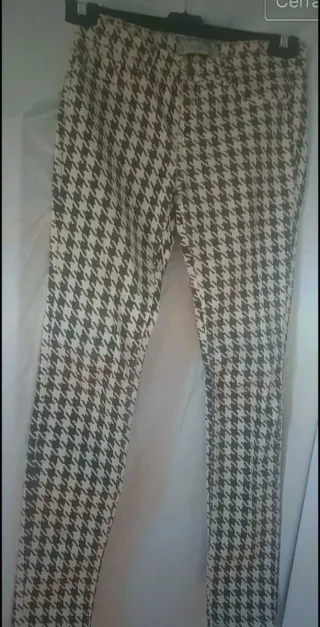 Pantalones Zara cuadros pata de gallo