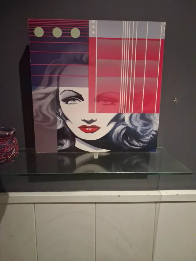 3 Cuadros Arte Pop Mujer