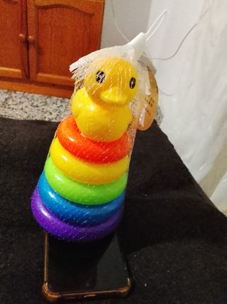 Juguete de baño pato apilable
