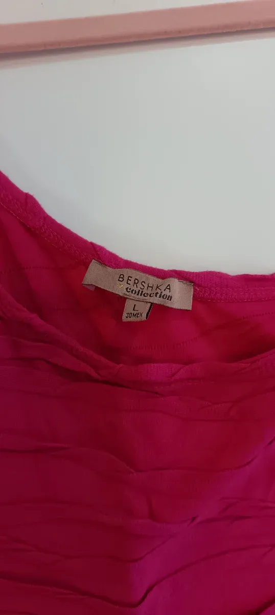 Vestido Bershka rosa talla L