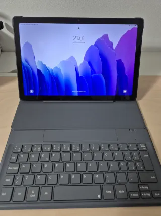 Galaxy Tab Tablet Samsung A7 5G + Teclado + Funda