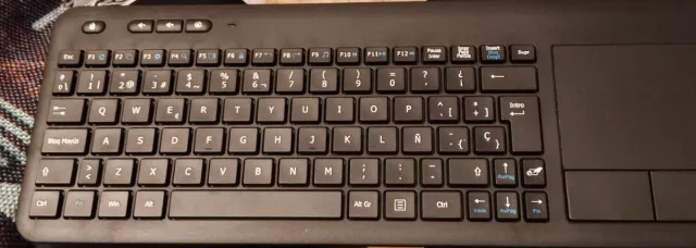 Teclado Inalâmbrico Preto