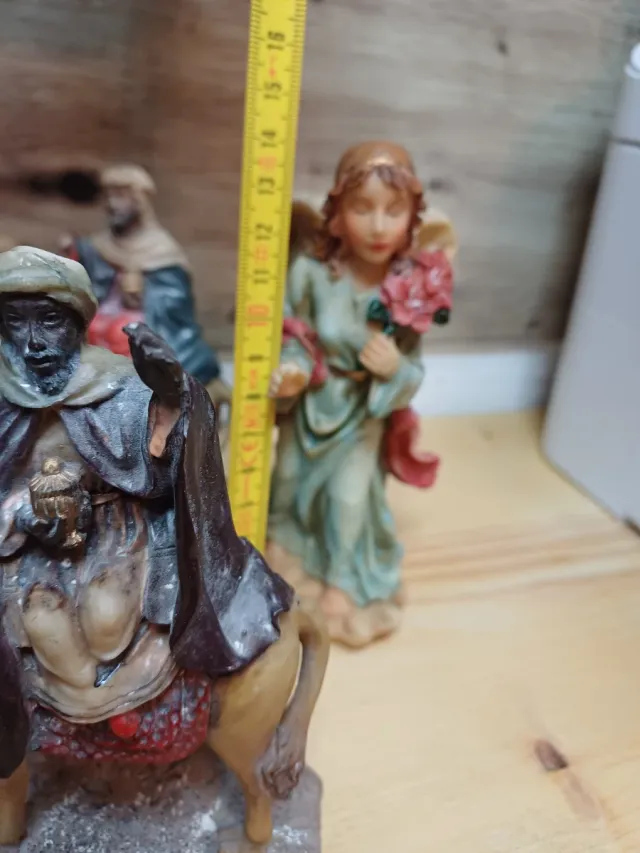 Belén, presepe con figure in resina