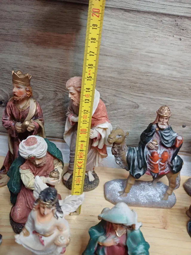 Belén, presepe con figure in resina