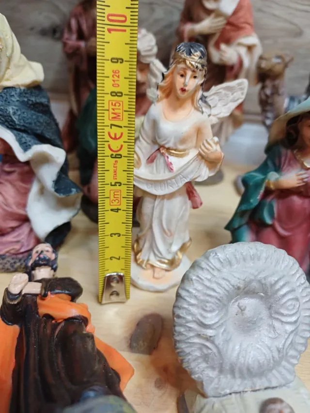 Belén, presepe con figure in resina