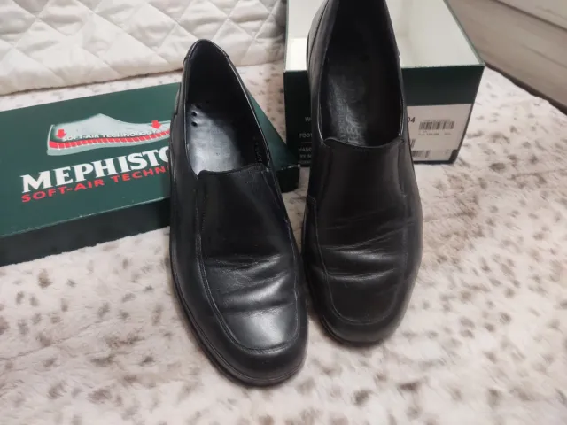 Zapatos de piel Mephisto negros