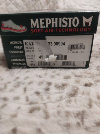 Zapatos de piel Mephisto negros