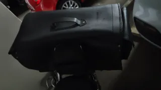 Baúl Moto Negro 2 Cascos