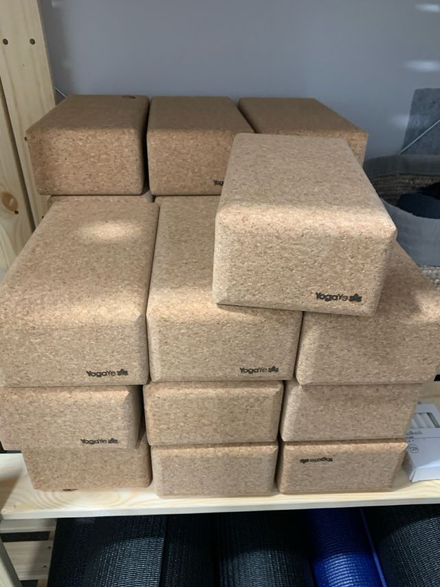 Bloques de corcho NaturYoga x 22