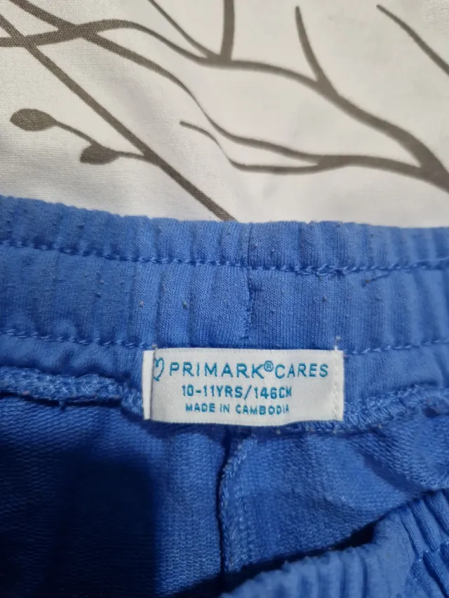 Pantalón corto verano niña azul