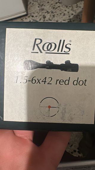 Visor de caza Rolls 1.5-6x42 red dot