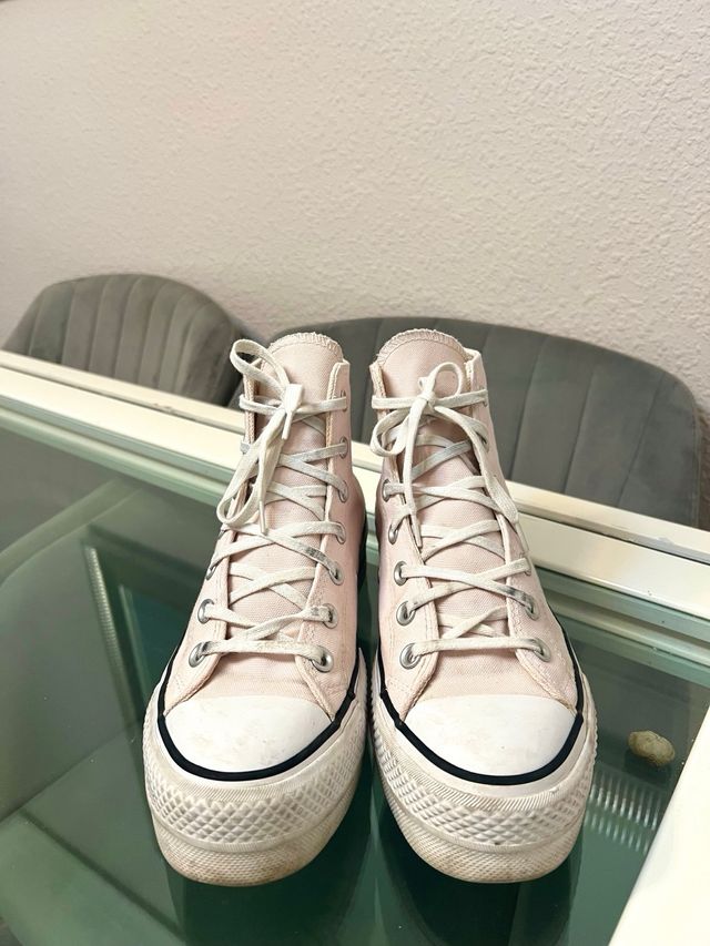 Converse All Star Plataforma Rosa