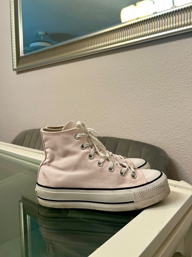 Converse All Star Plataforma Rosa