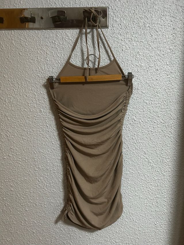 Vestido corto marrón Shein