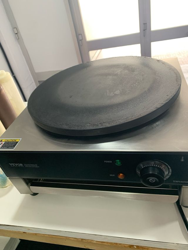 Crepera VEVOR 40 cm poco uso incluye accesorios